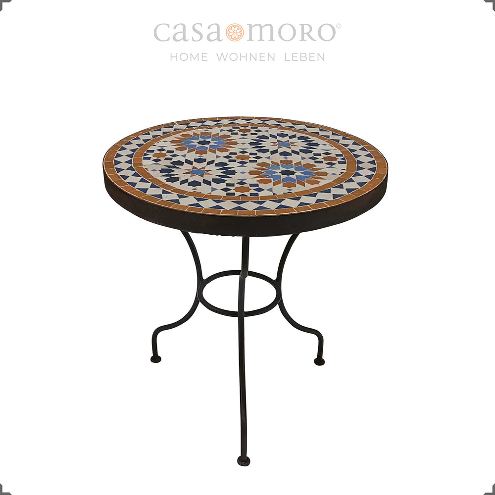 Mesa pequena, Ø 45 cm, altura 50 cm, 11 kg – compacta e fácil de transportar para diferentes locais