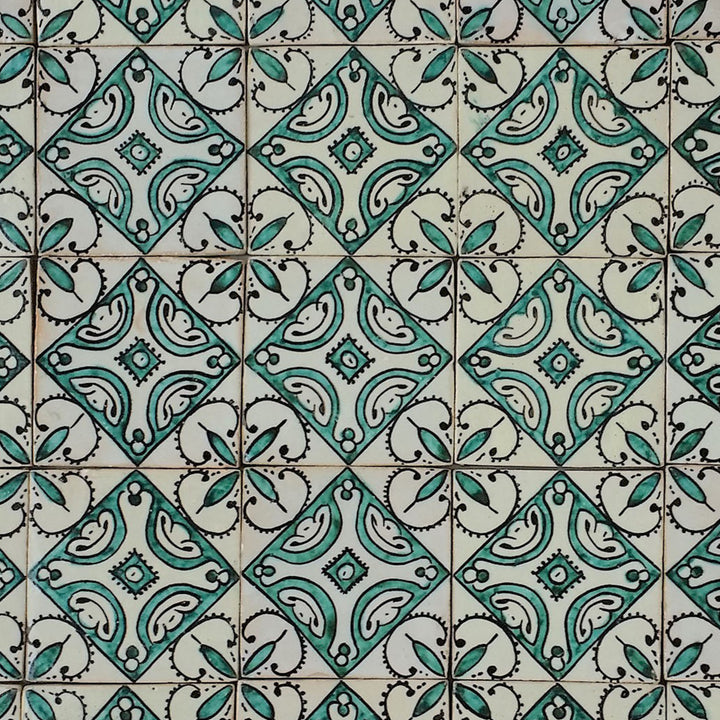 Azulejo pintado à mão – Ornamentação boho