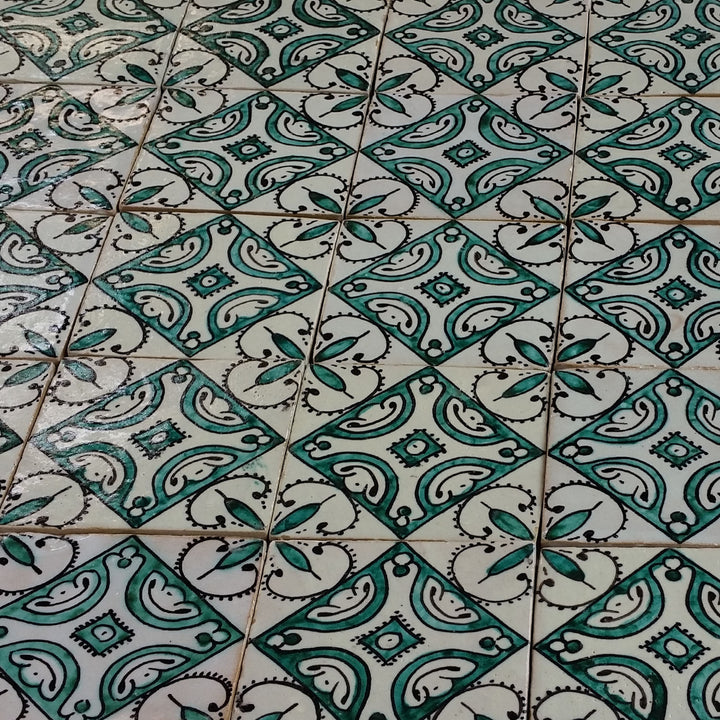 Azulejo pintado à mão – Ornamentação boho