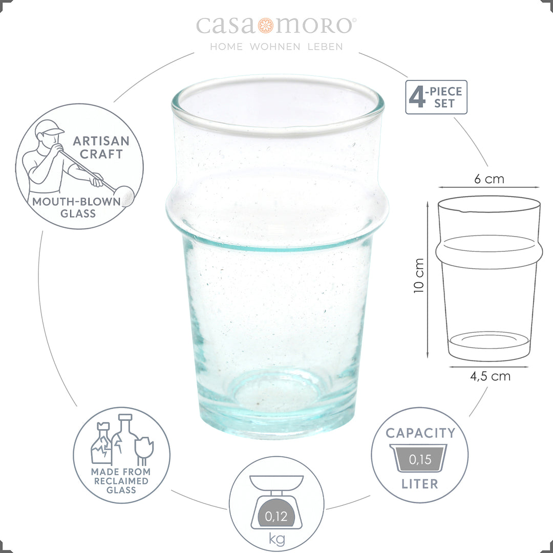 Conjunto de copos para café
