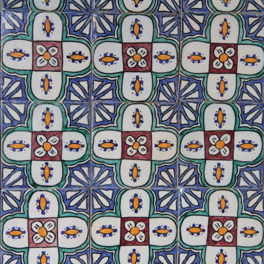 Azulejo pintado à mão – Cerâmica de inspiração espanhola