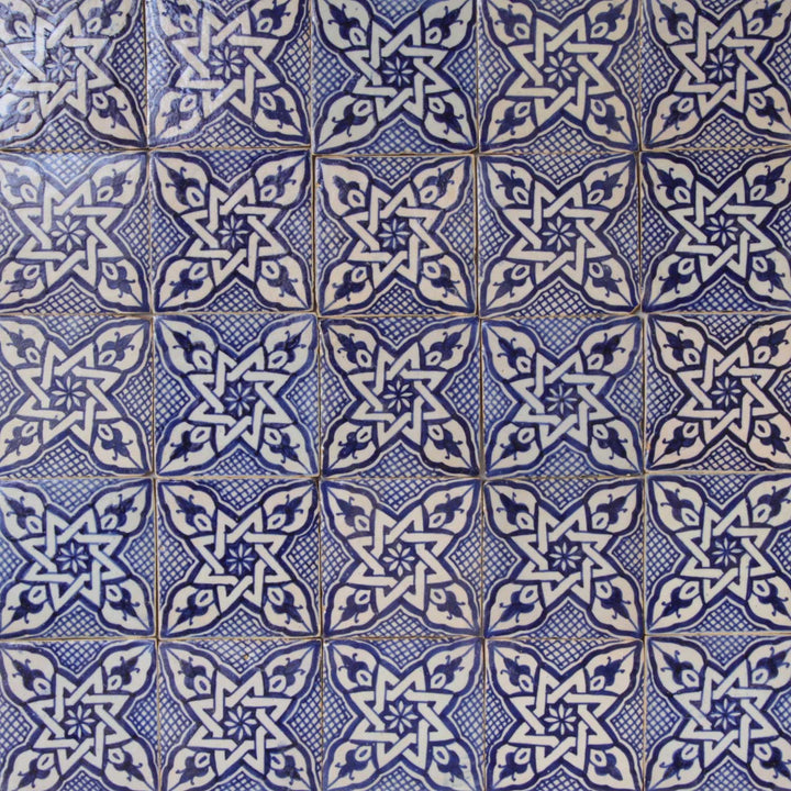 Azulejo pintado à mão – estilo riad marroquino