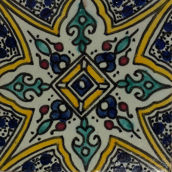 Azulejo pintado à mão – Estilo Marraquexe