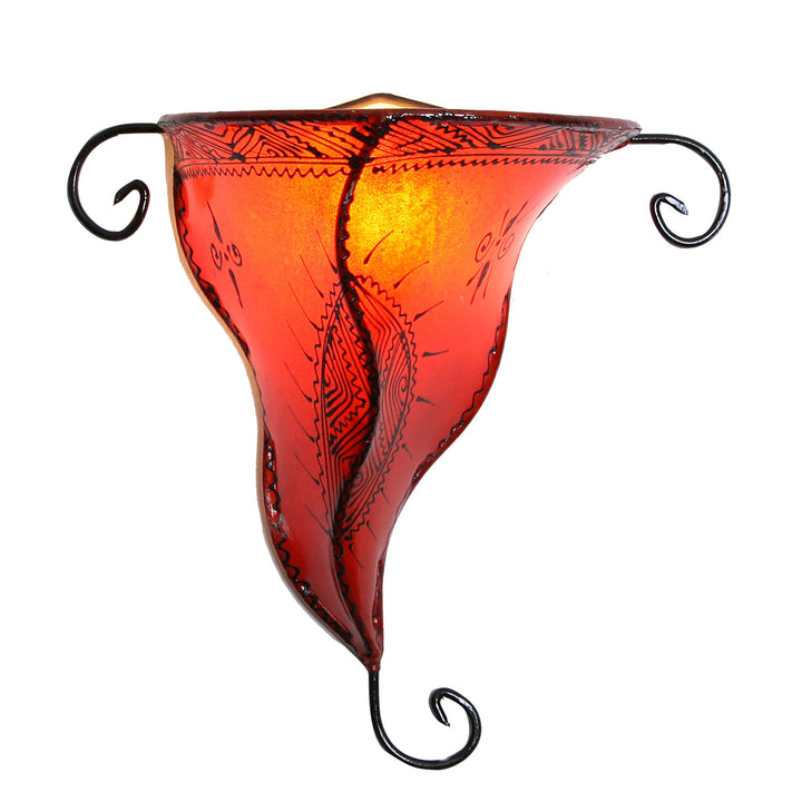 Candeeiro de parede Henna Nouna Laranja