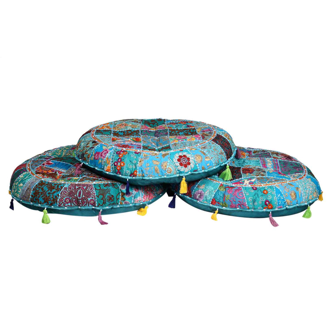Almofada de ioga em patchwork Lali Grande