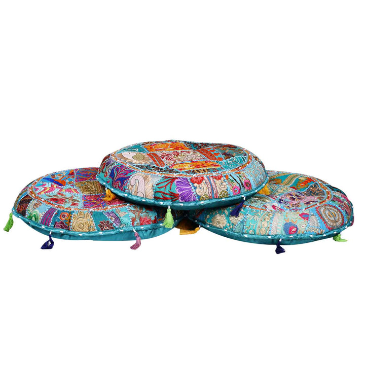 Almofada de ioga em patchwork Lali