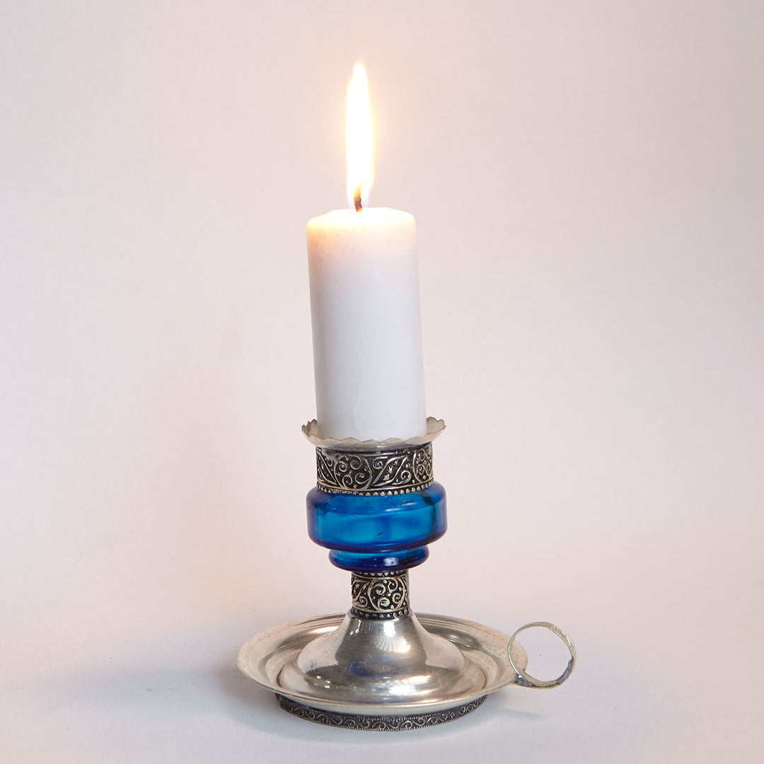 Castiçal Aladino Azul