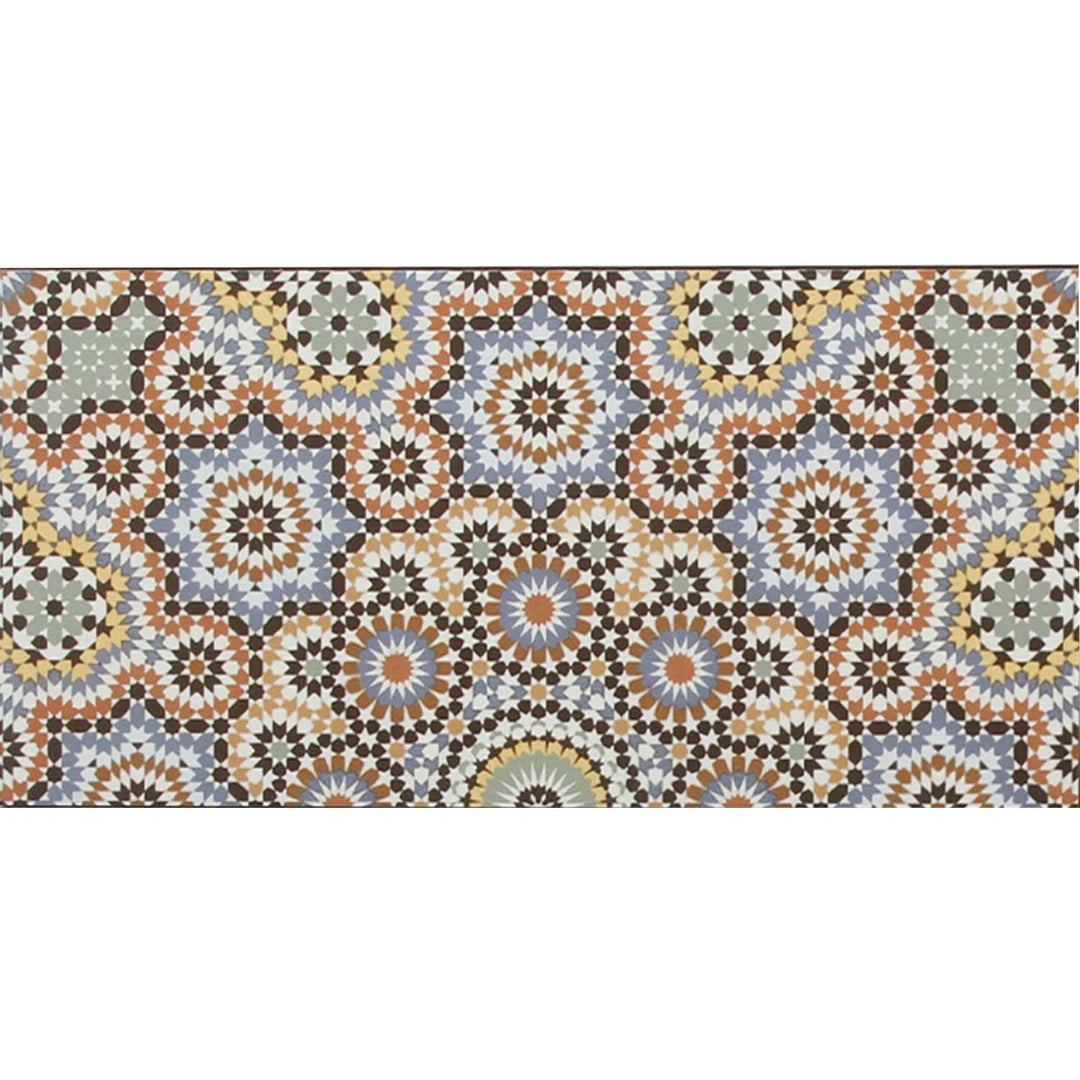 Azulejos de parede marroquinos 50x25 – mosaico em roseta