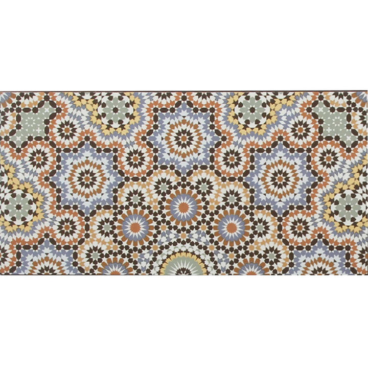 Azulejos de parede marroquinos 50x25 – mosaico em roseta