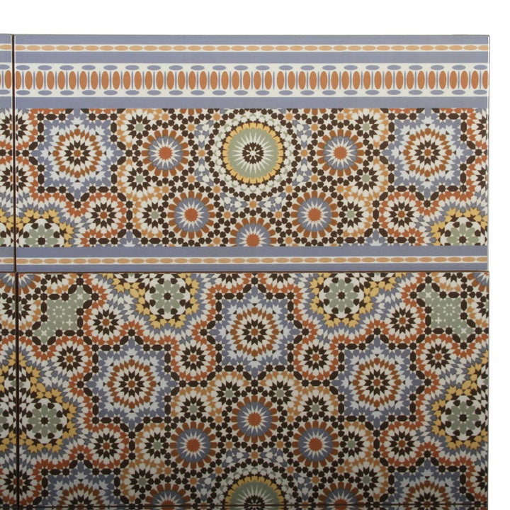 Azulejos de parede marroquinos 50x25 – mosaico em roseta