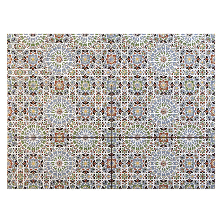 Azulejos de parede marroquinos 50x25 cm – Padrão em mosaico