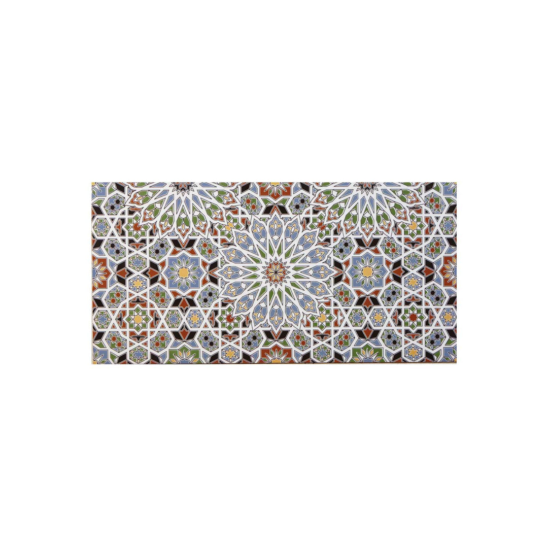 Azulejos de parede marroquinos 50x25 cm – Padrão em mosaico