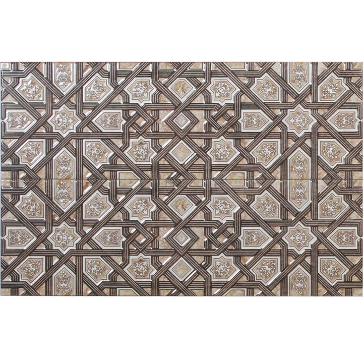 Azulejos de parede orientais 60x20 cm – Padrão marroquino