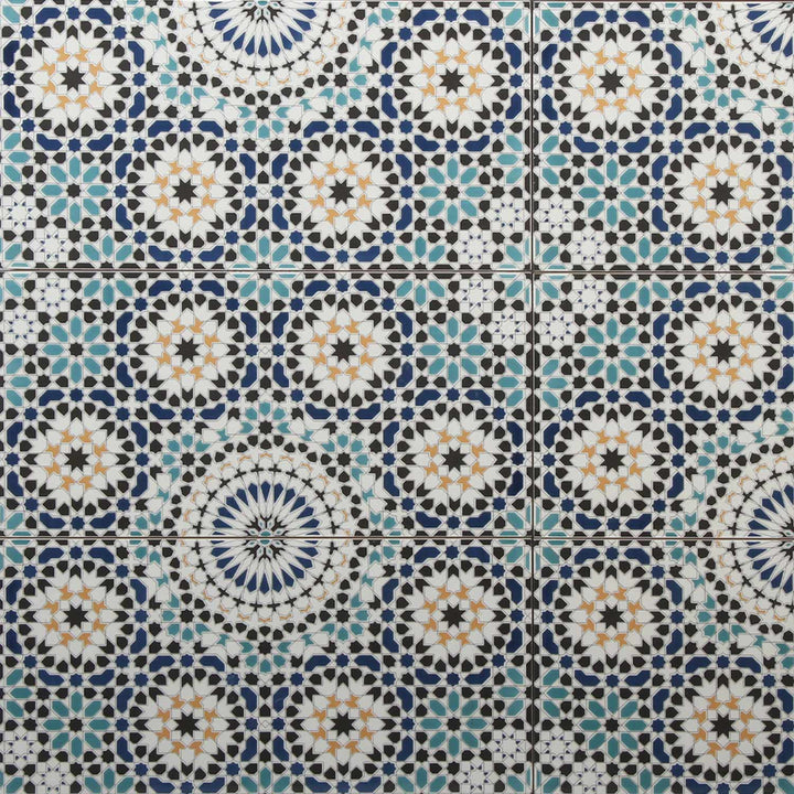 Azulejos de parede marroquinos 50x25 cm – padrão em mosaico