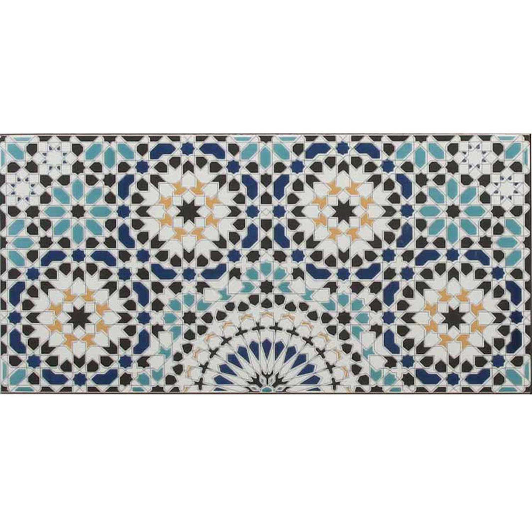 Amostra de azulejo de parede marroquino 50x25 – FL7093