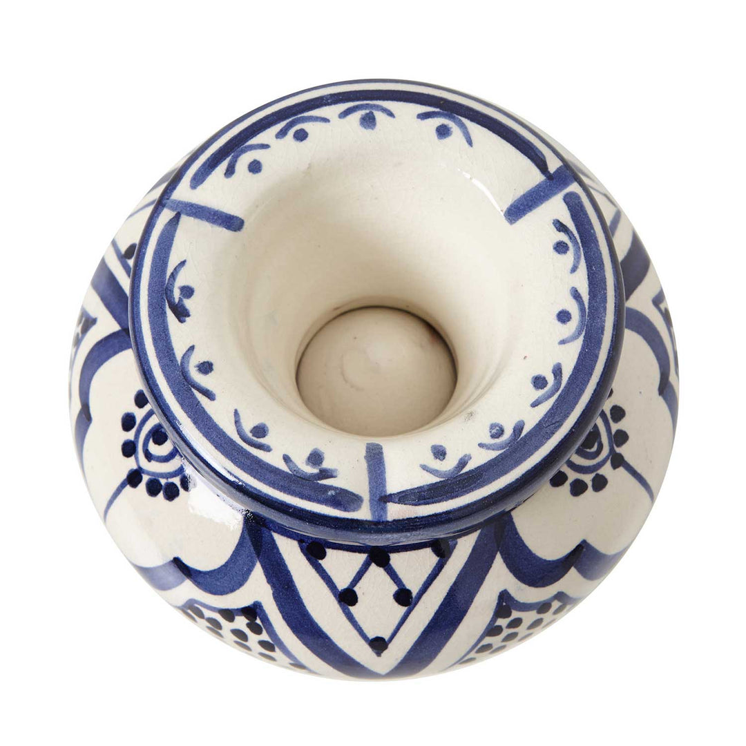 Cinzeiro de cerâmica branco