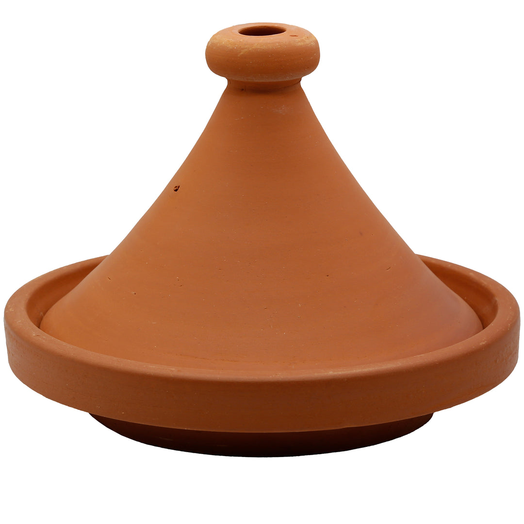 Tajine de Marrocos, 30 cm, sem esmalte e com acabamento natural, para receitas tradicionais