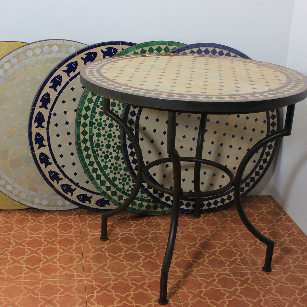 Mesa Mosaic D90 Branca/Losango