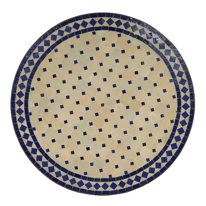 Mesa Mosaico D90 Azul/Losango