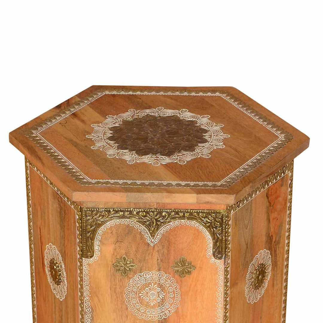 Mesa auxiliar oriental Salman Grande