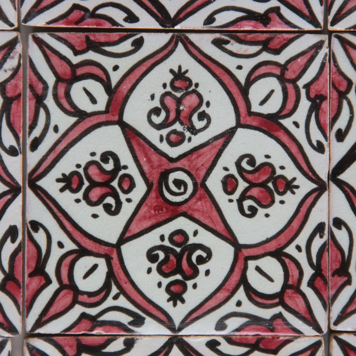 Azulejo pintado à mão – Ornamento estrelado andaluz