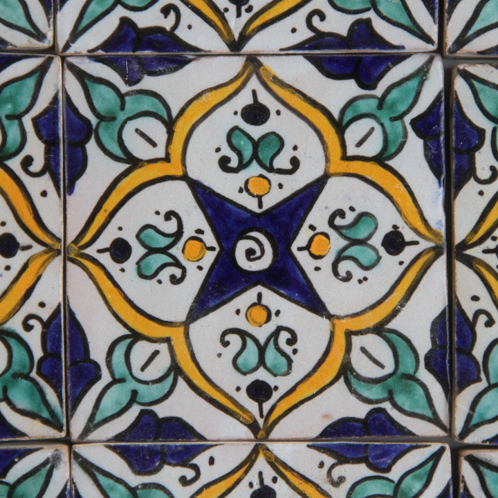 Azulejo pintado à mão – Estilo boho mediterrânico