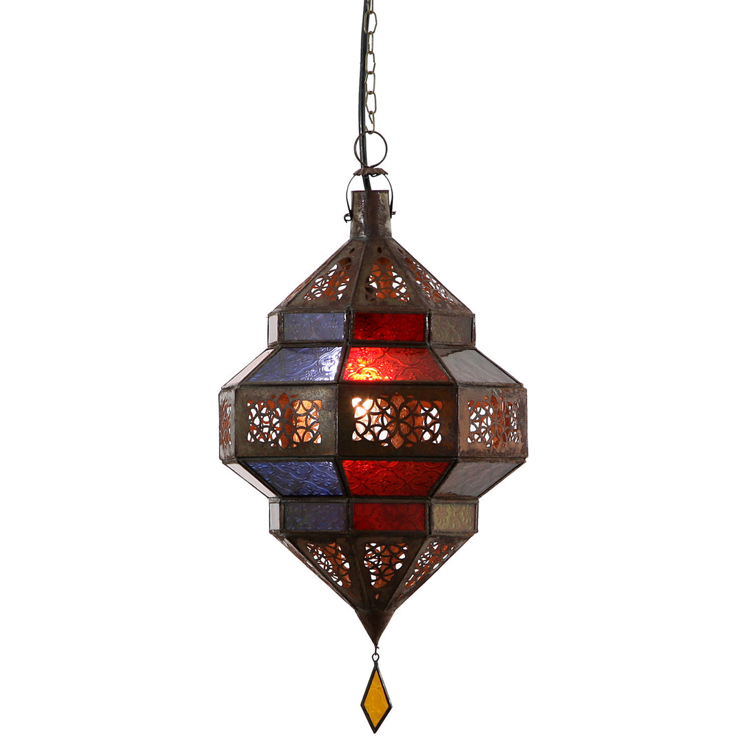 Lanterna de vidro Orient Maha multi