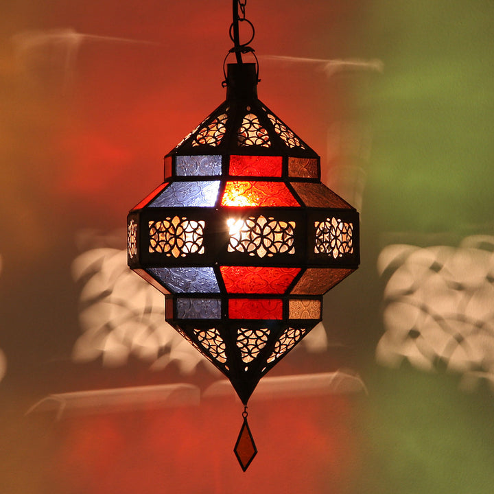 Lanterna de vidro Orient Maha multi