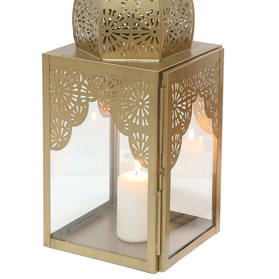 Luminária oriental Modena Gold L
