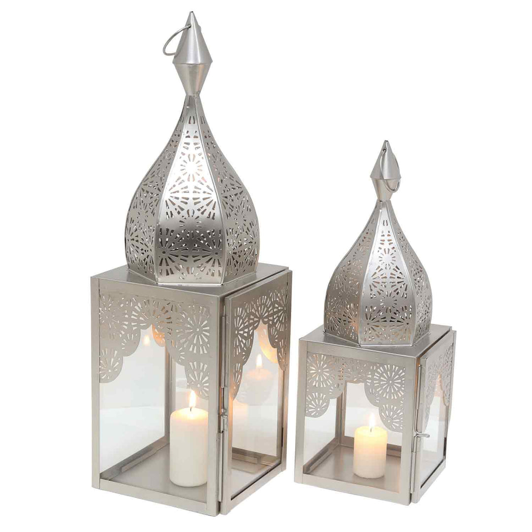 Candeeiro oriental Modena Prata L&M