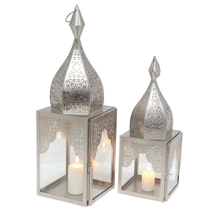 Candeeiro oriental Modena Prata L&M