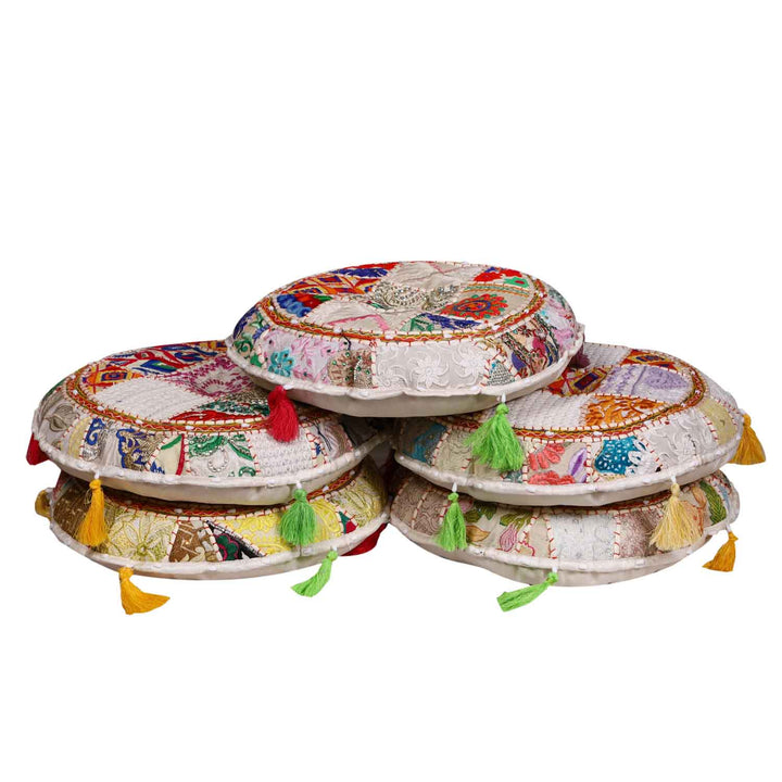 Almofada de ioga em patchwork Lali