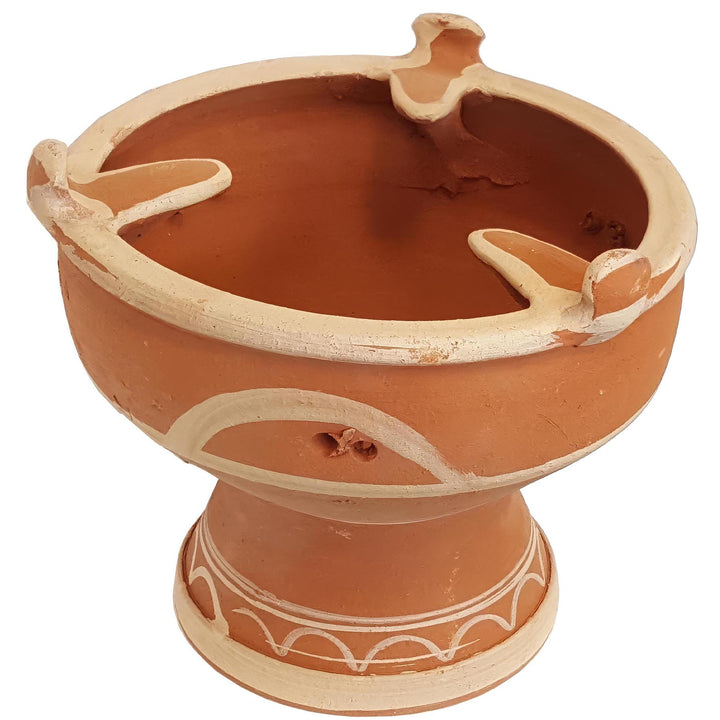 Tajine em barro, mejmar marroquino para carvão vegetal, para utilizar como grelhador de mesa ou grelhador para tajine