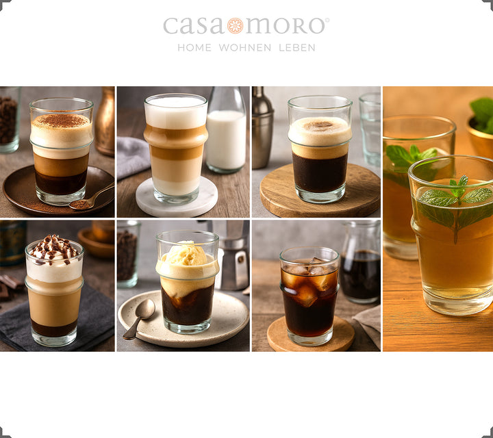Conjunto de copos para café