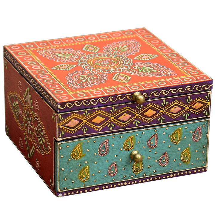 Caixa de joias oriental Shanti