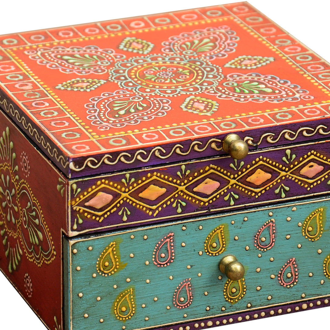 Caixa de joias oriental Shanti