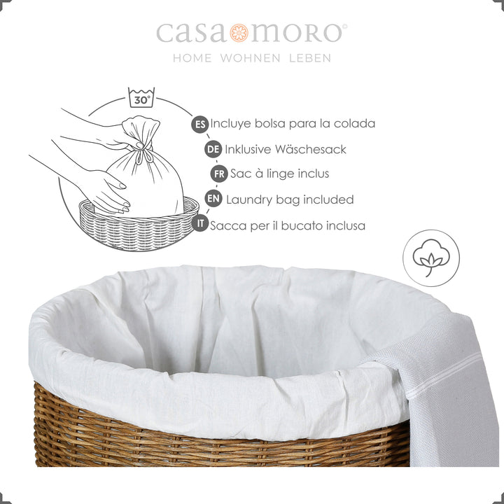 Cesto de arrumação com tampa – 75 l